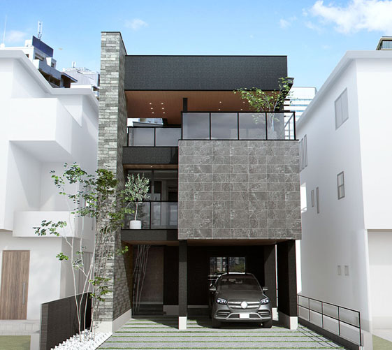 注文住宅 3階建てデザインシリーズ「BALISE（バリス）」