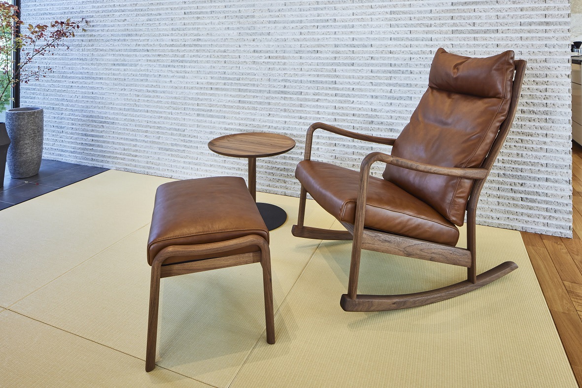 ラウンジチェア〈Blueprint HIGH BACK ROCKING CHAIR〉