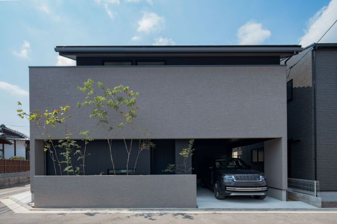 35坪の敷地に建つ都市型モデルハウス ZIL