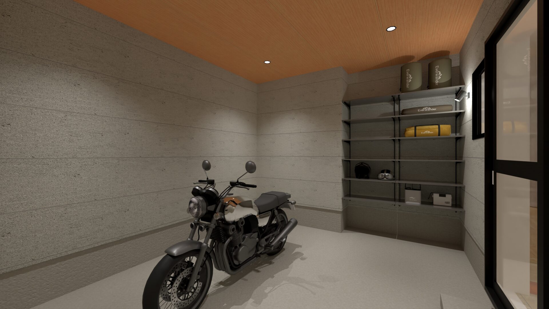 バイクガレージ　※イメージCG