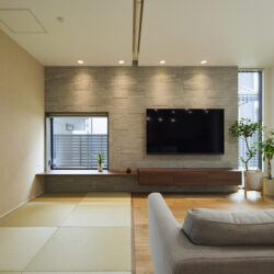 和モダンの要素を添えた、穏やかなLDK