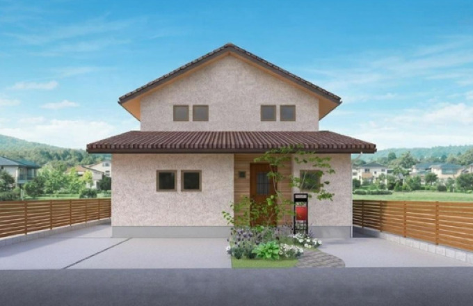 【完成見学会】吹き抜けのあるやさしい塗り壁の家