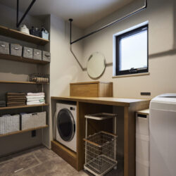 「洗う・乾かす」をその場で完結。共働き世帯に嬉しいランドリールーム