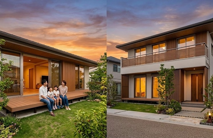 二階建てと平屋のメリット・デメリットを比較｜費用や税金の違いも