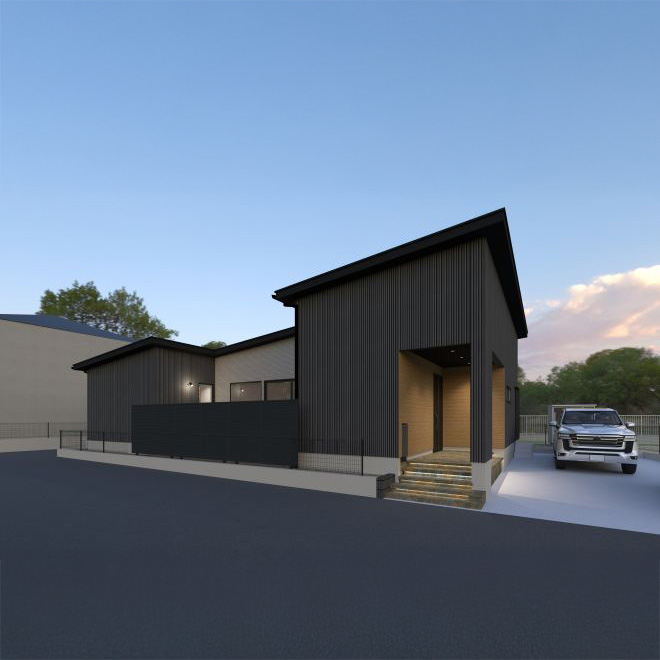 〈完成見学会〉中庭のあるLDK27帖の平屋