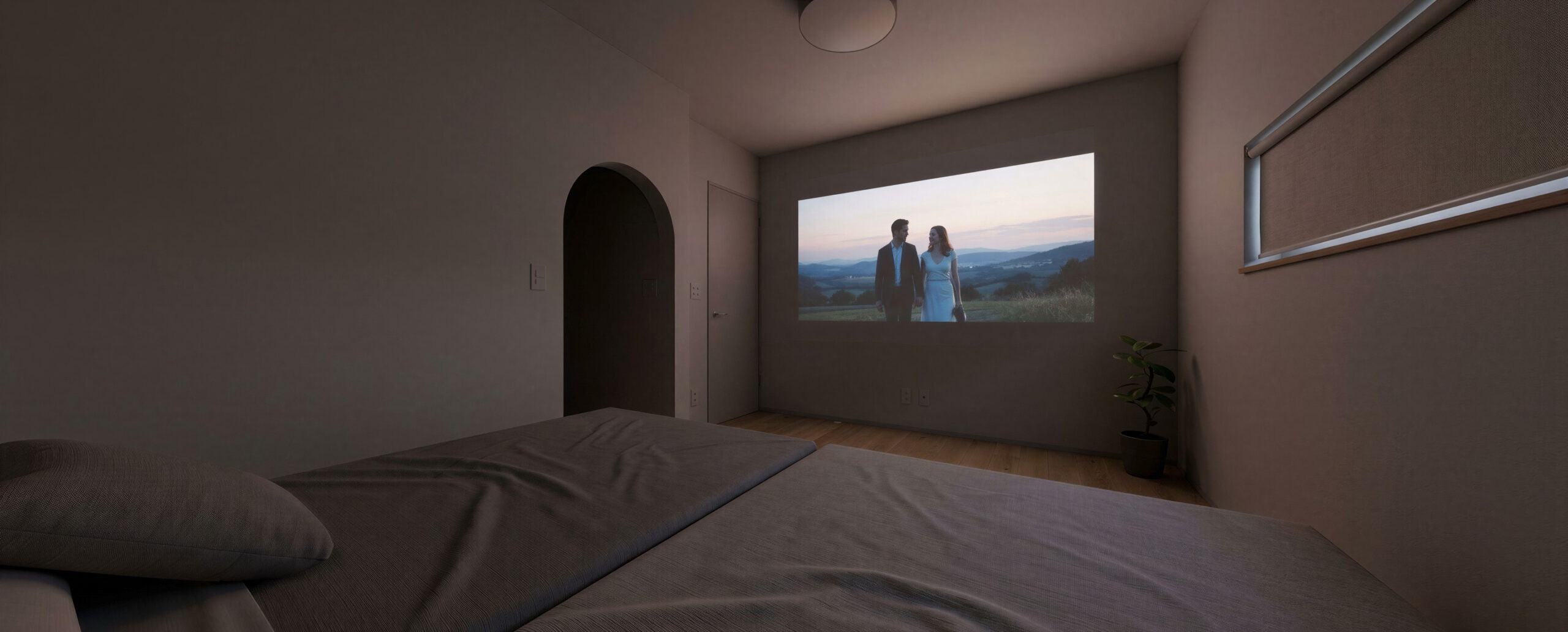おうち映画館を叶える、極上のリラックス空間
